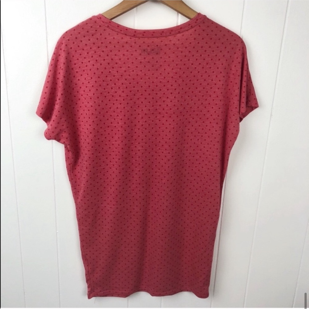 Nike Red Polka Dot Dri Fit Short Sleeve Tee Shirt - Picture 6 of 6